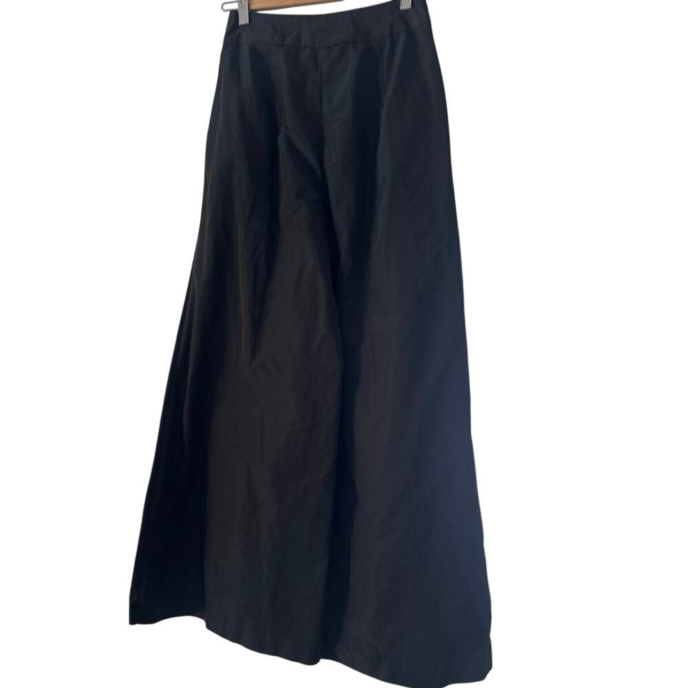 Zara Super Wide Leg pants Black Glam, Goth, Minimalist,  modern SzXS